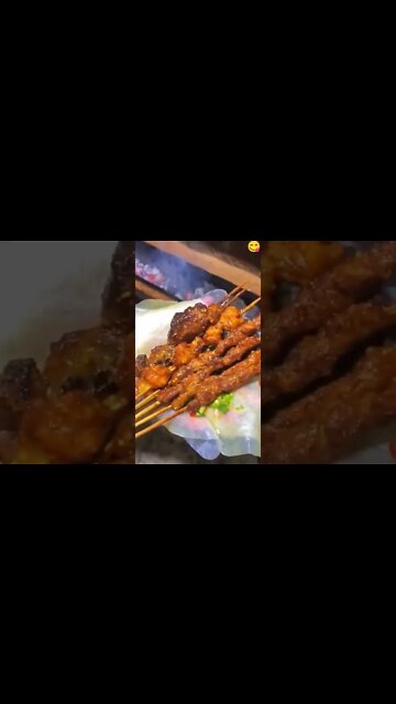 Sizzling Spicy Tikka #UpFoodReview #ytshorts #Streetfood #viral #viral2022 #trending #trending2022