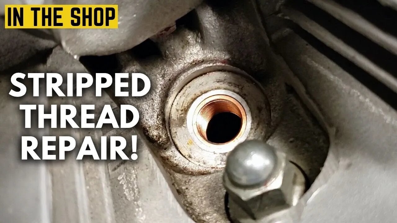 Time-Sert Spark Plug Thread Repair - Fixing Stripped Threads