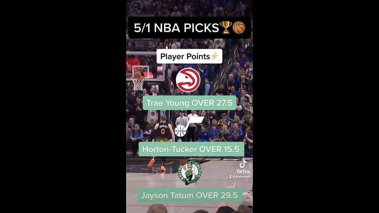 5/1 NBA PLAYER PICKS 🏆🏀