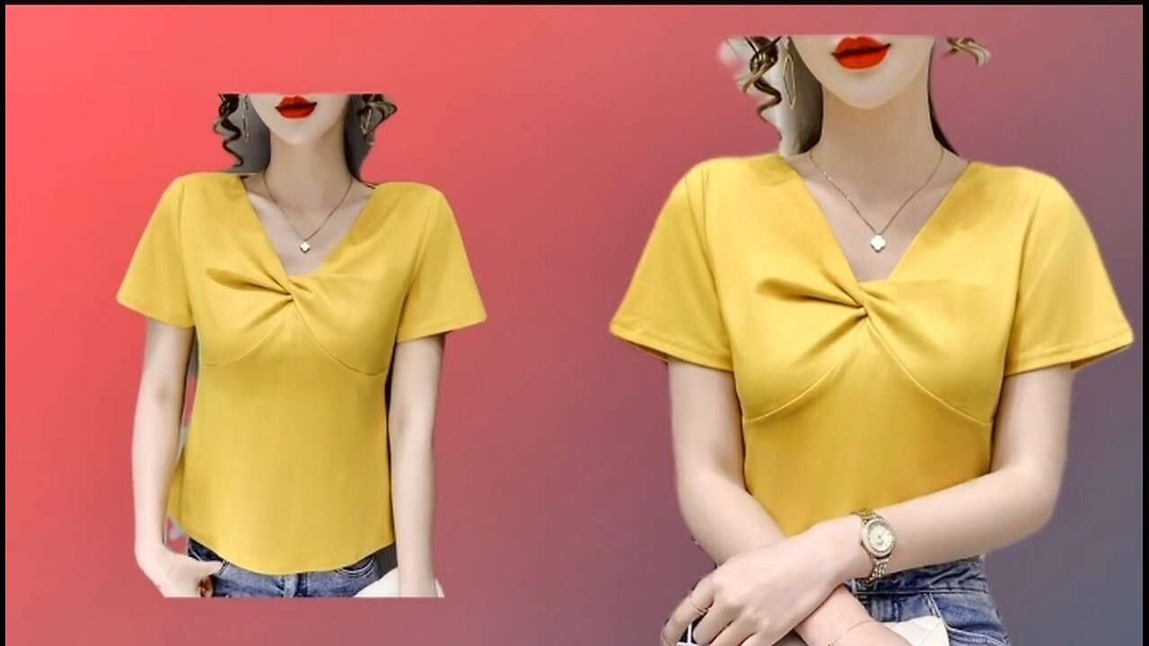 Super front knoted blouse trick