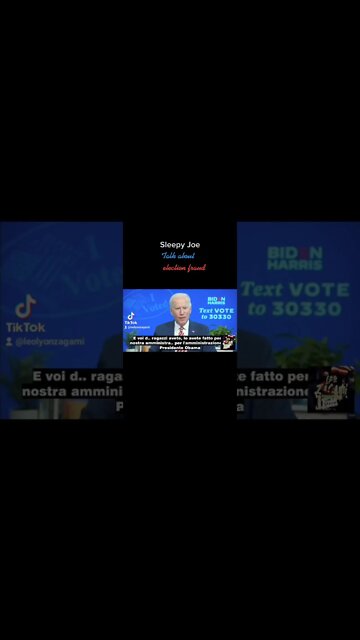 https://vm.tiktok.com/ZMNqyqv81/ Sleepy Joe parla della frode elettorale #pilloledelesule