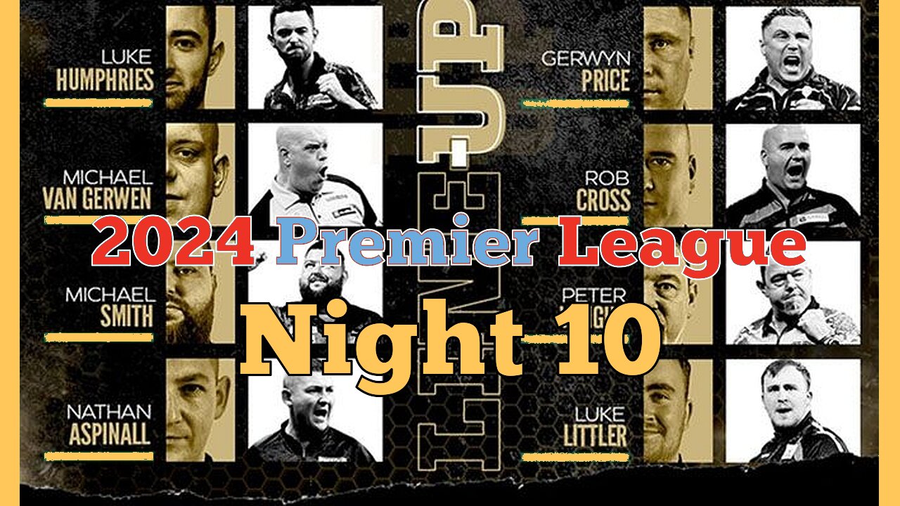 2024 Premier League Night 10 Littler v Aspinall