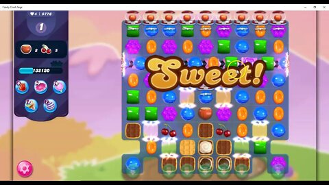 Candy Crush Level 5776 Talkthrough, 30 Moves, 3 Boosters