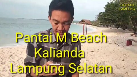 Pantai M Beach Merak Belatung Kalianda Lampung Selatan Tempat Wisata Di Lampung