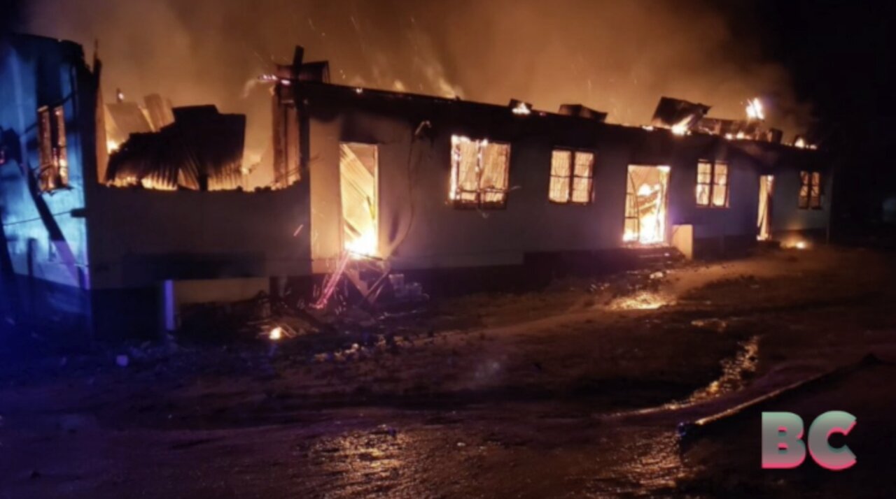 Fire razes school dormitory in Guyana, killing at least 19 children