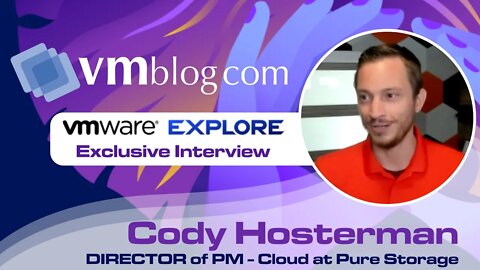 #VMwareExplore 2022 Pure Storage Video Interview with VMblog (Data Storage Technology)