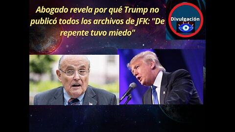 Abogado revela por qué Trump no publicó todos los archivos de JFK: "De repente tuvo miedo"