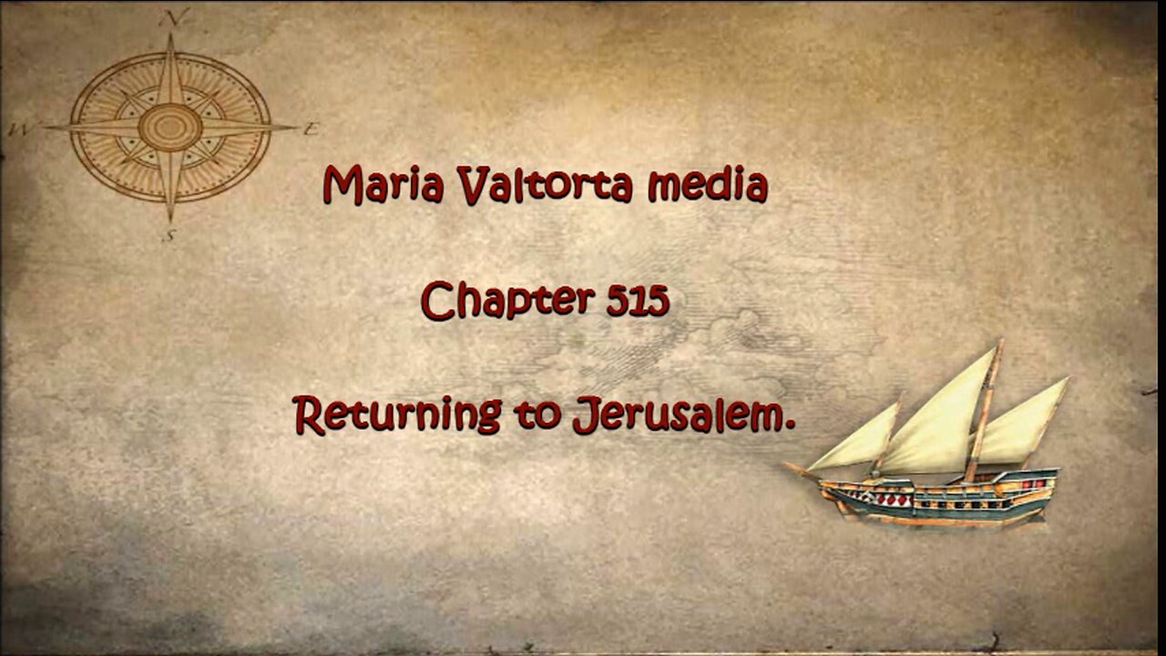 Returning to Jerusalem.