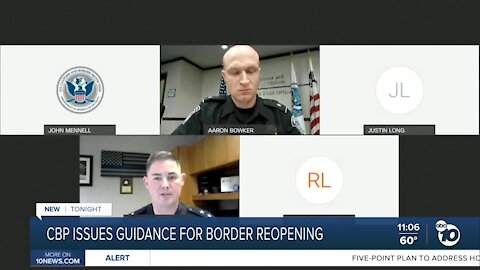 CBP issues guidance for border reopening