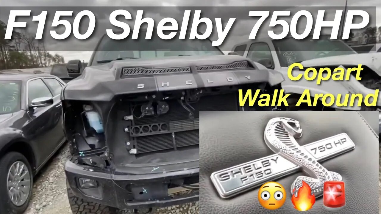 Copart Walk Around FORD F150 Shelby 750HP