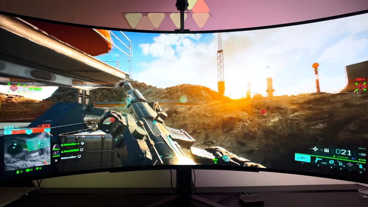 Battlefield 2042 Season 6 is AWESOME on a LG 45GR95QE! OLED UltraWide Gaming Monitor