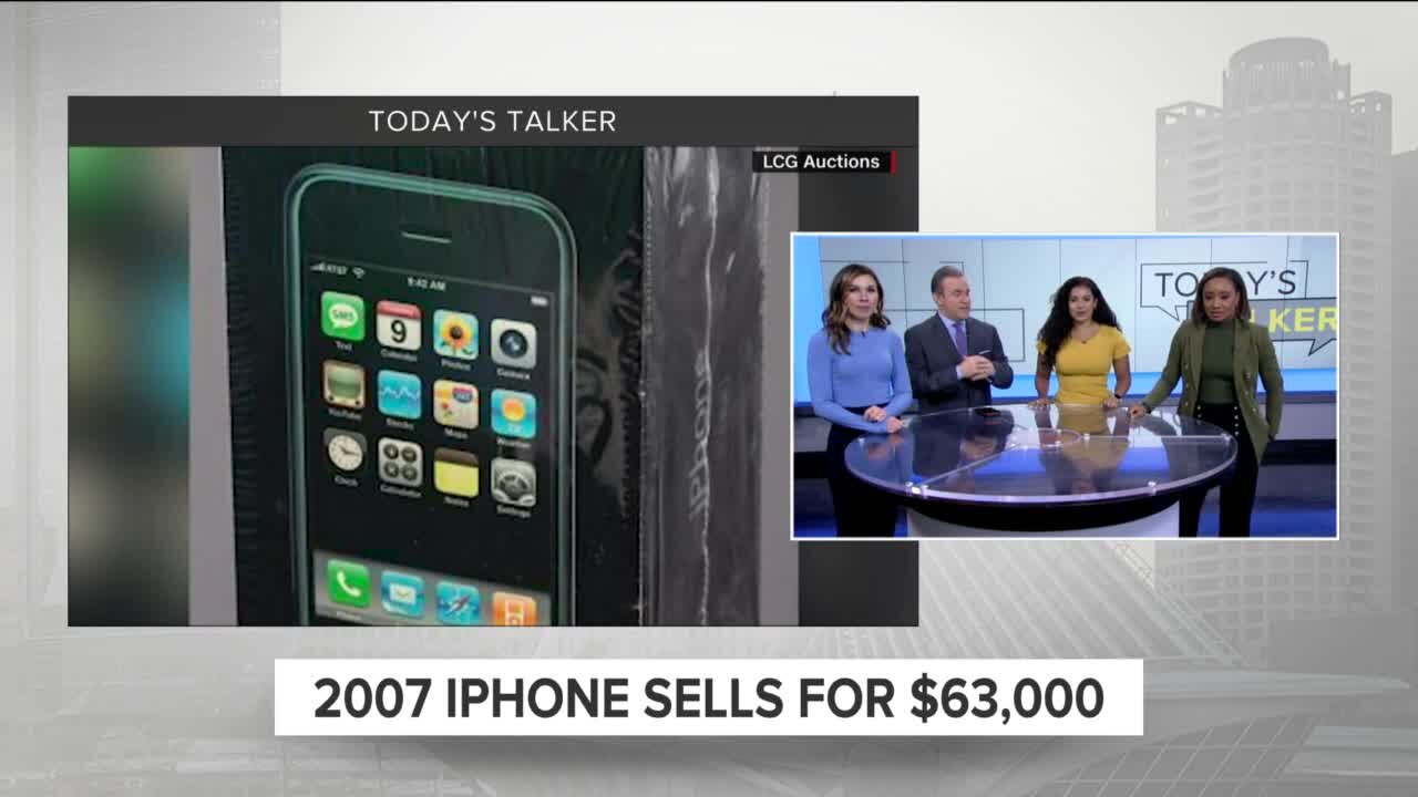 Today's Talker: iPhone from 2007 sells for $63K