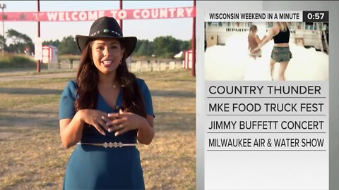 Wisconsin Weekend in a Minute: Milwaukee Air & Water Show, Country Thunder, MKE Food Truck Fest