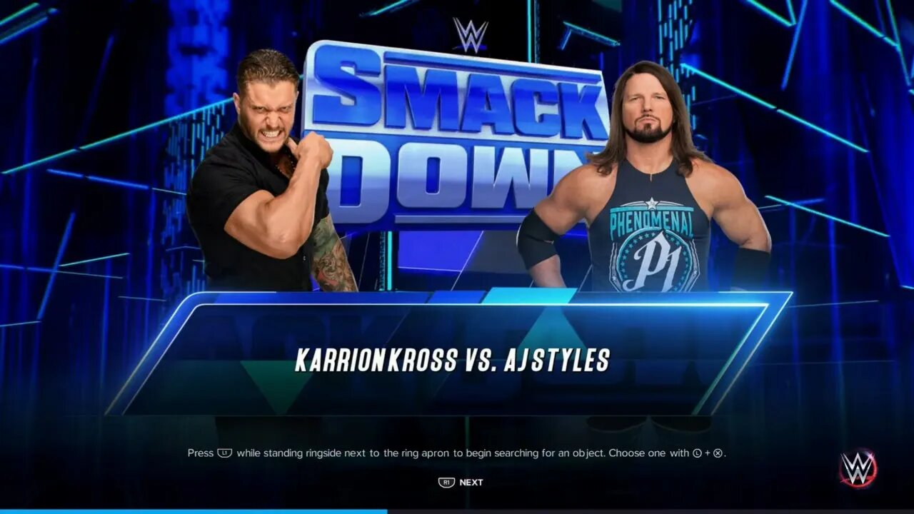 Smackdown AJ Styles vs Karrion Kross