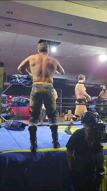 NICK ALDIS AND TREVOR MURDOCH TEAM UP VS THOM LATIMER AND CHRIS MASTERS