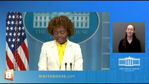 WH Press Secretary Karine Jean-Pierre speaking with reporters...