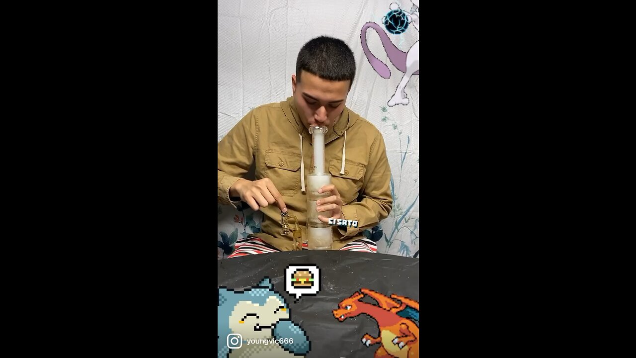 Young Florida man dabbing video 2