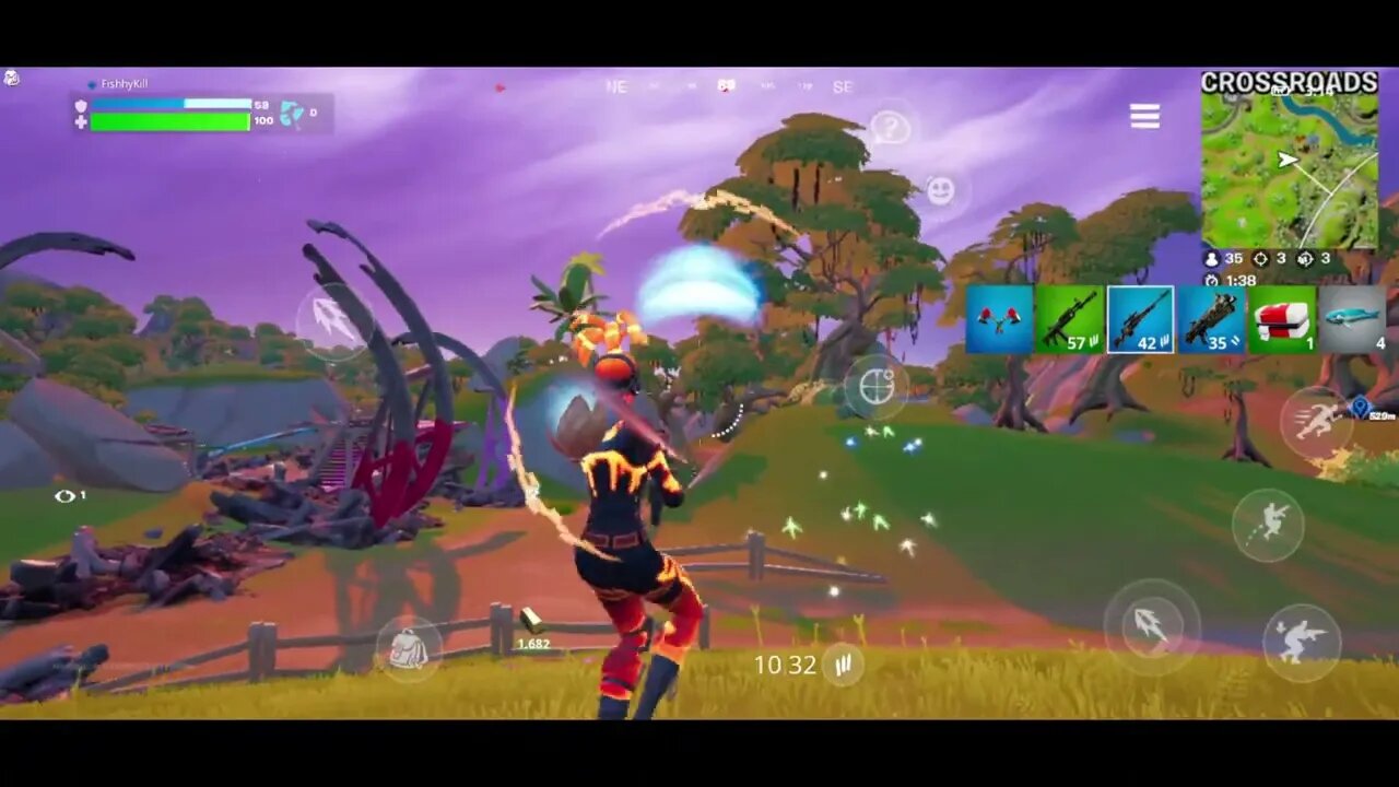 Lava skin zero build full gameplay no edits - fortnite mobile gameplay- fortnite chapter 3 season3