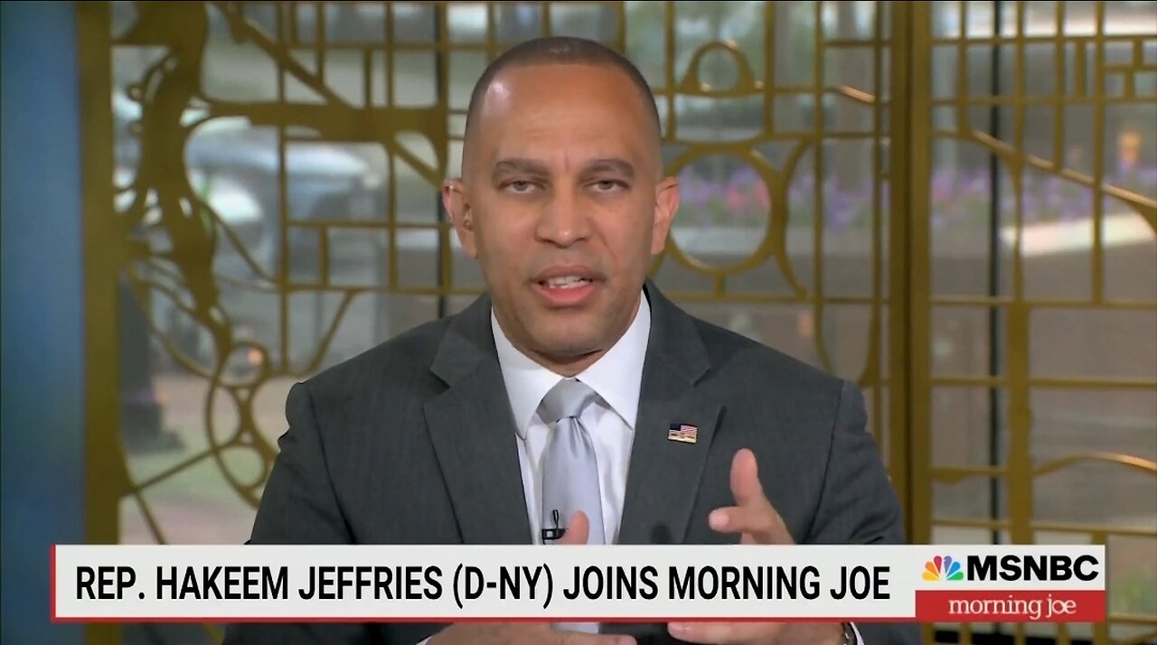 Rep Jeffries Says It's Lawlessness To Hold FBI Director Accountable