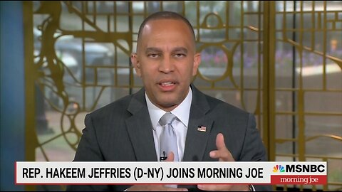 Rep Jeffries Says It's Lawlessness To Hold FBI Director Accountable