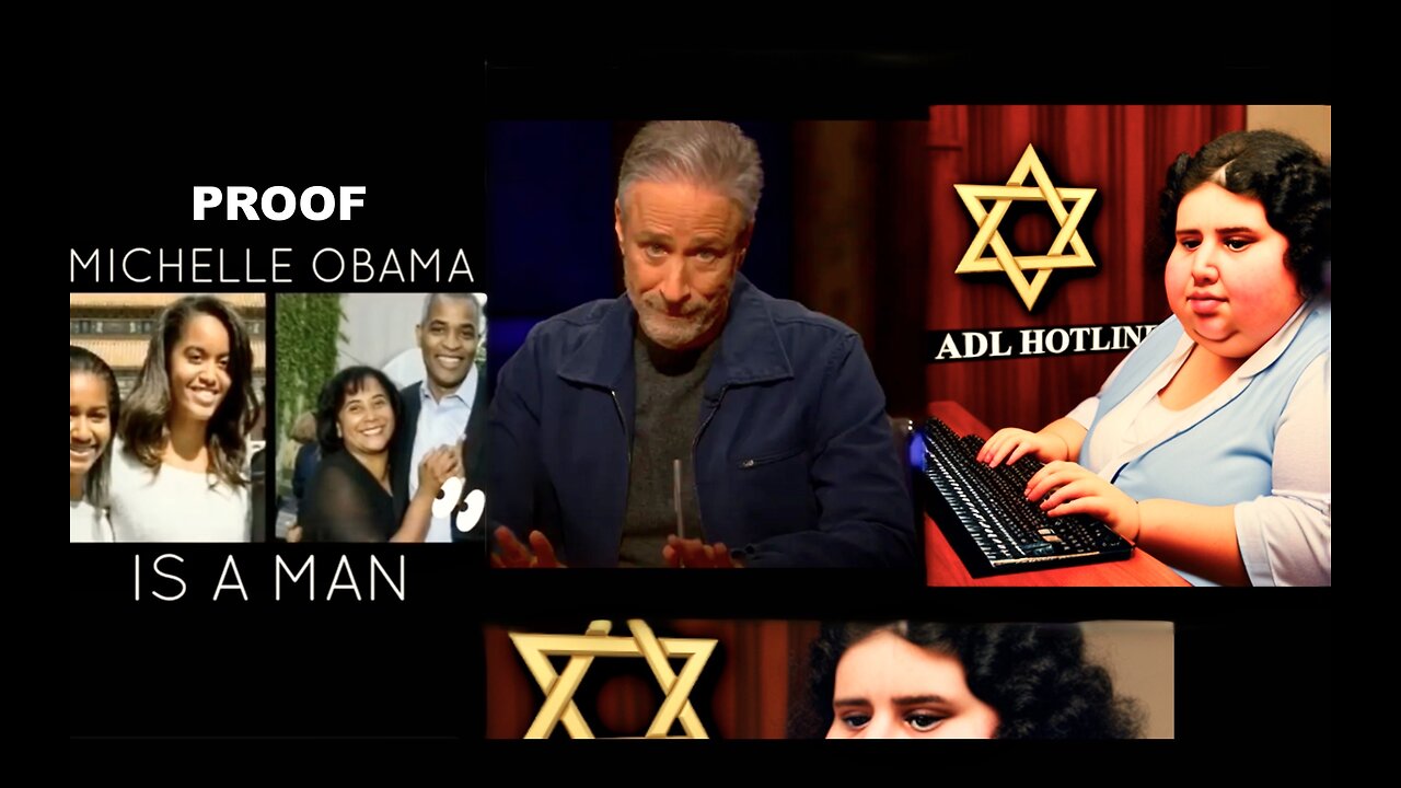 Proof Obama Is Gay Daughters Malia Sasha Are Adopted John Stewart Exposes Jewish Contempt For Goy