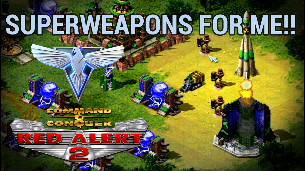 Red Alert 2 | 1 vs 7 Brutal AI | All The Fury for 8 Players | Superweapons On