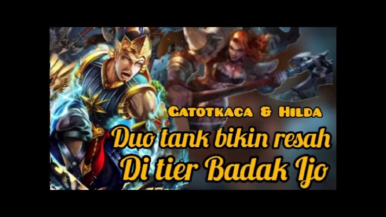 Mobile legends duo tank gameplay | tier Badak Ijo belepotan