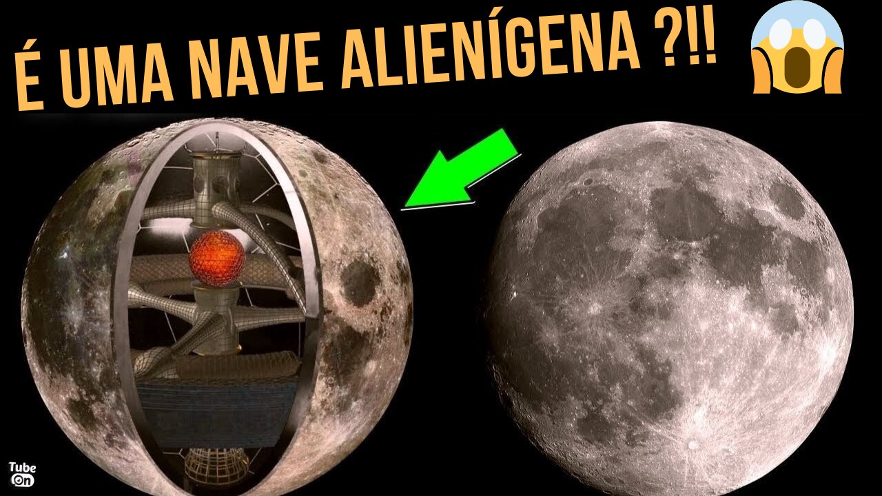 A LUA É OCA E PODE SER UMA NAVE ALIENÍGENA