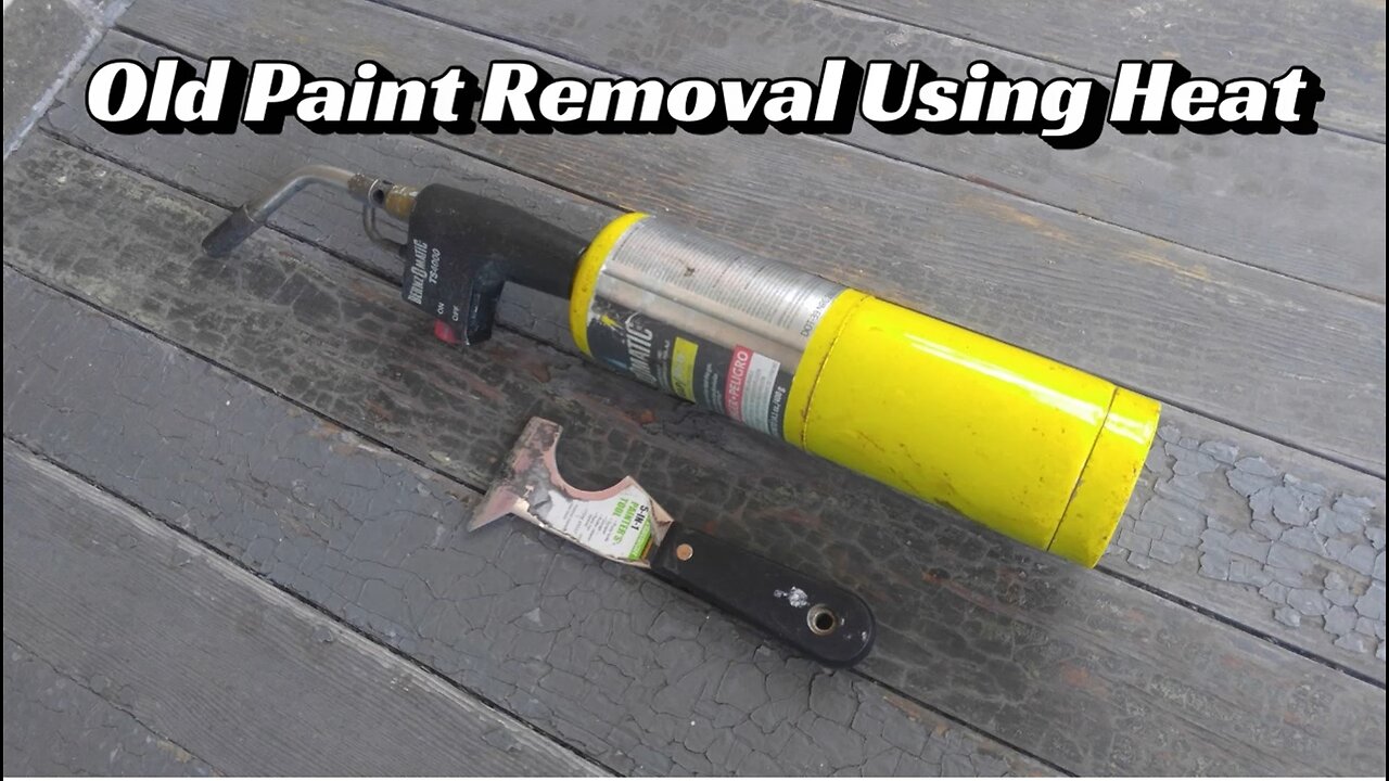 Old Paint Removal Using Heat