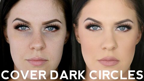 HOW TO COVER DARK UNDER EYE CIRCLES