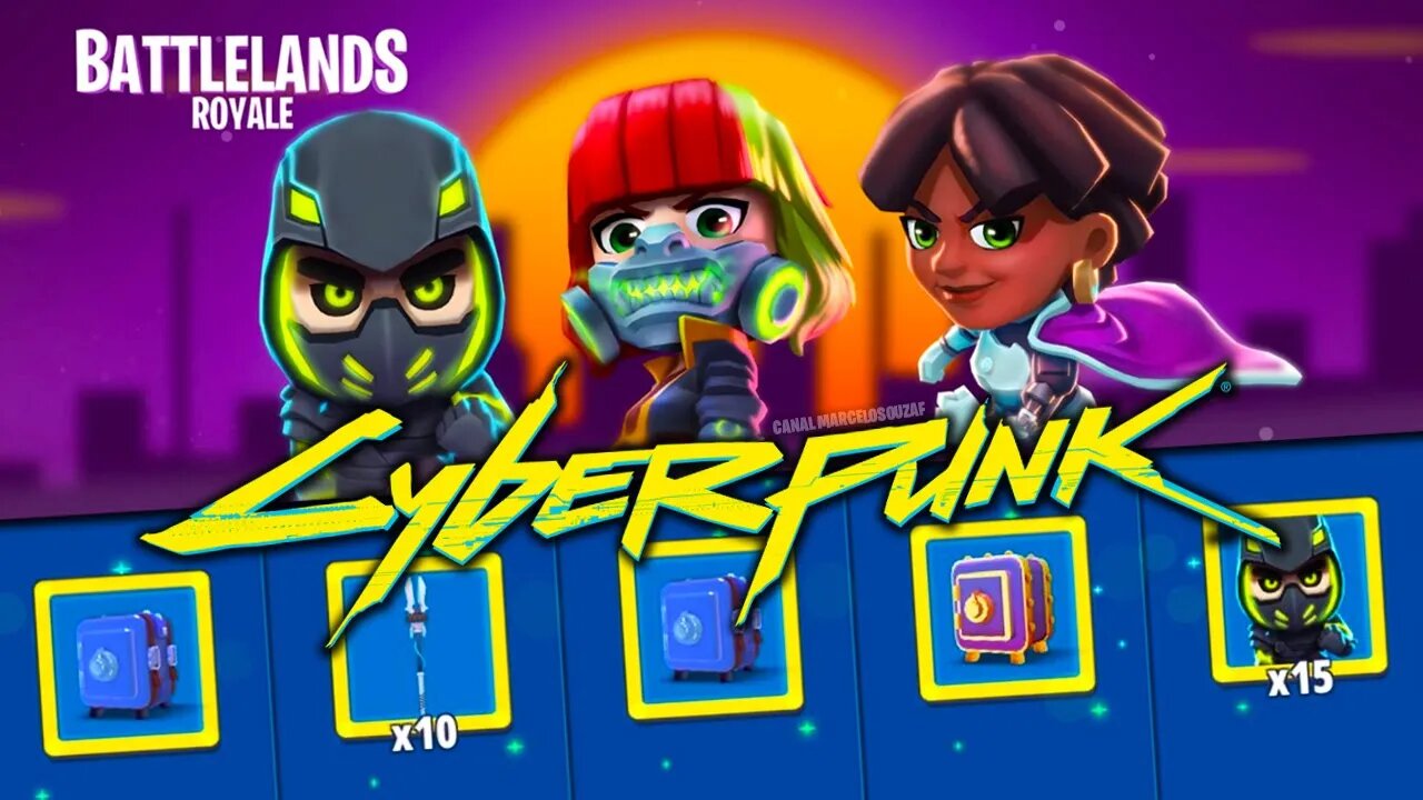 Passe Cyberpunk da Temporada 13 do Battlelands Royale