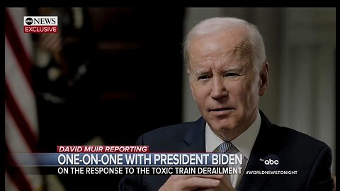 Biden Confirms He Hasn't Spoken To East Palestine Mayor