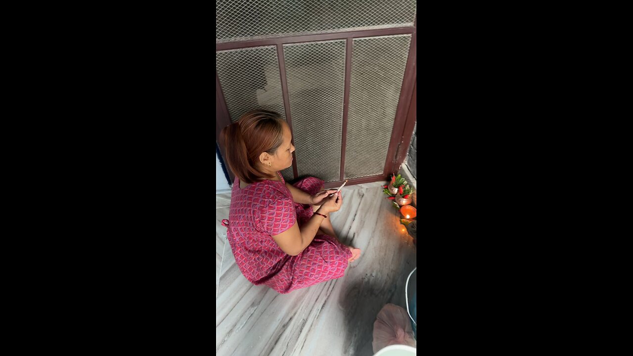 Morning puja