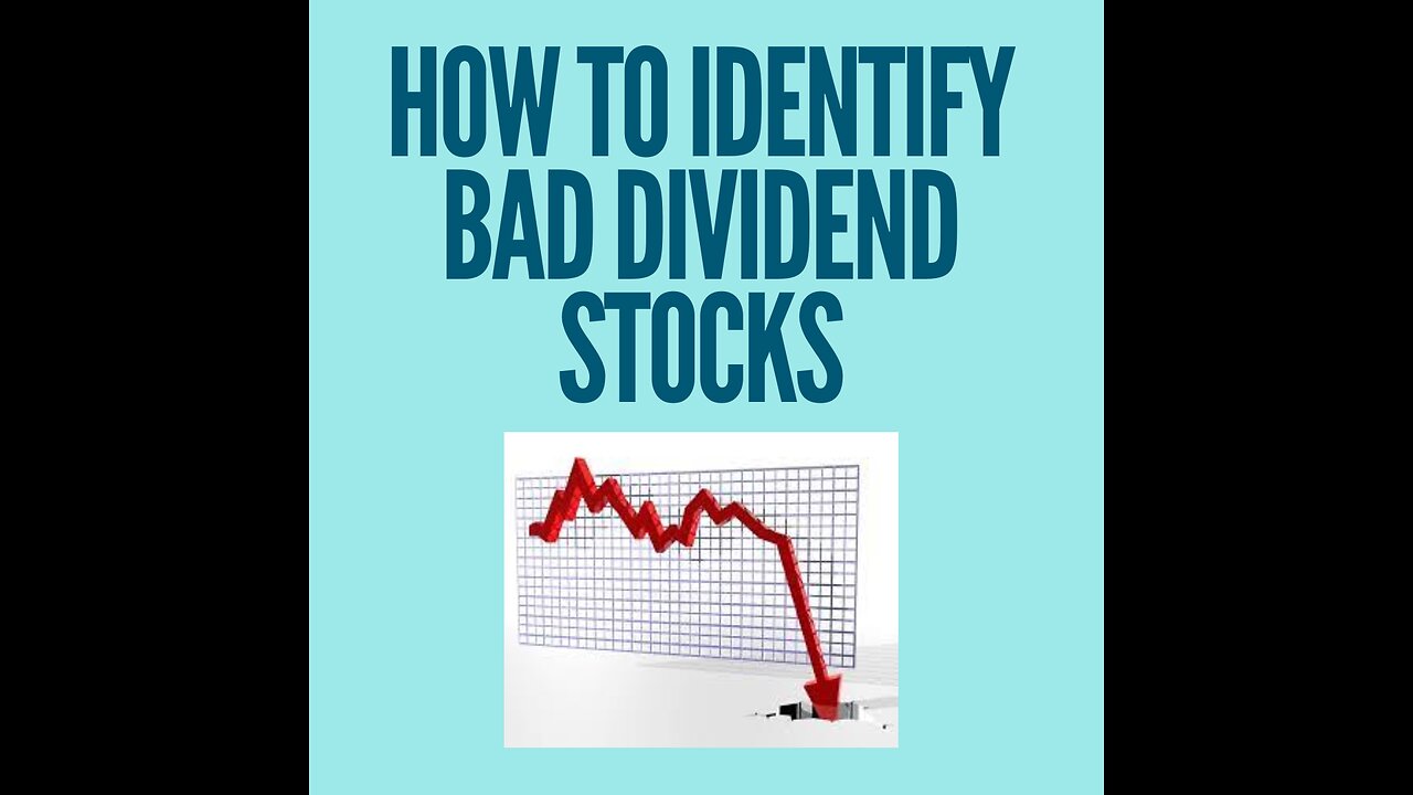 How to identify good and bad dividend stocks