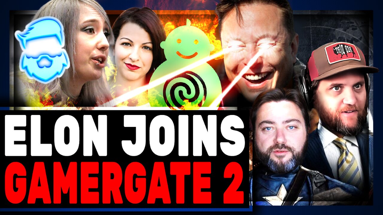 Elon Musk Goes NUCLEAR On Woke Video Games & Shares My Video! Gamergate 2 Is Here!