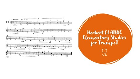 [TRUMPET METHOD] CLARKE Elementary Studies for Trumpet 52