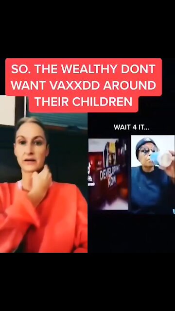 Elites don’t want jabbed people around them?