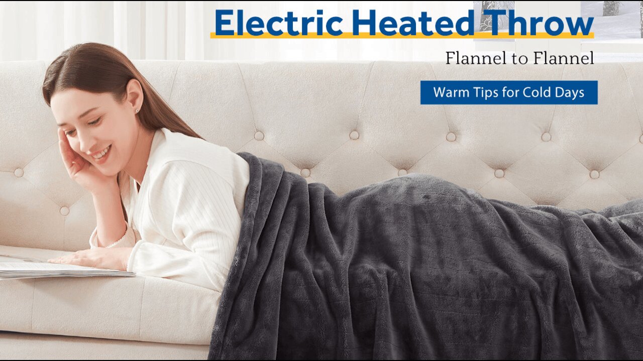 SEALY Heated Electric Blanket Queen Size