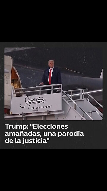 Trump denuncia supuesta interferencia en elecciones después de su arresto