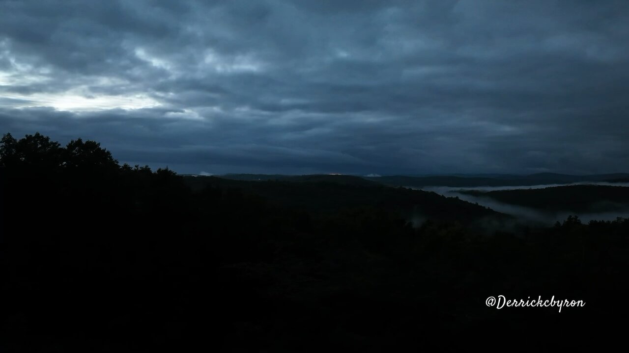 Cool day to night cloud hyper lapse