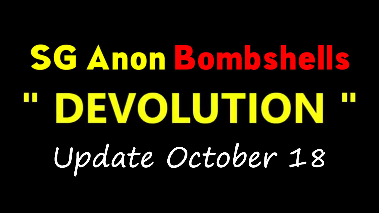 SG Anon Bombshells Oct 18 > Don't PANIC w/ Charlie Ward