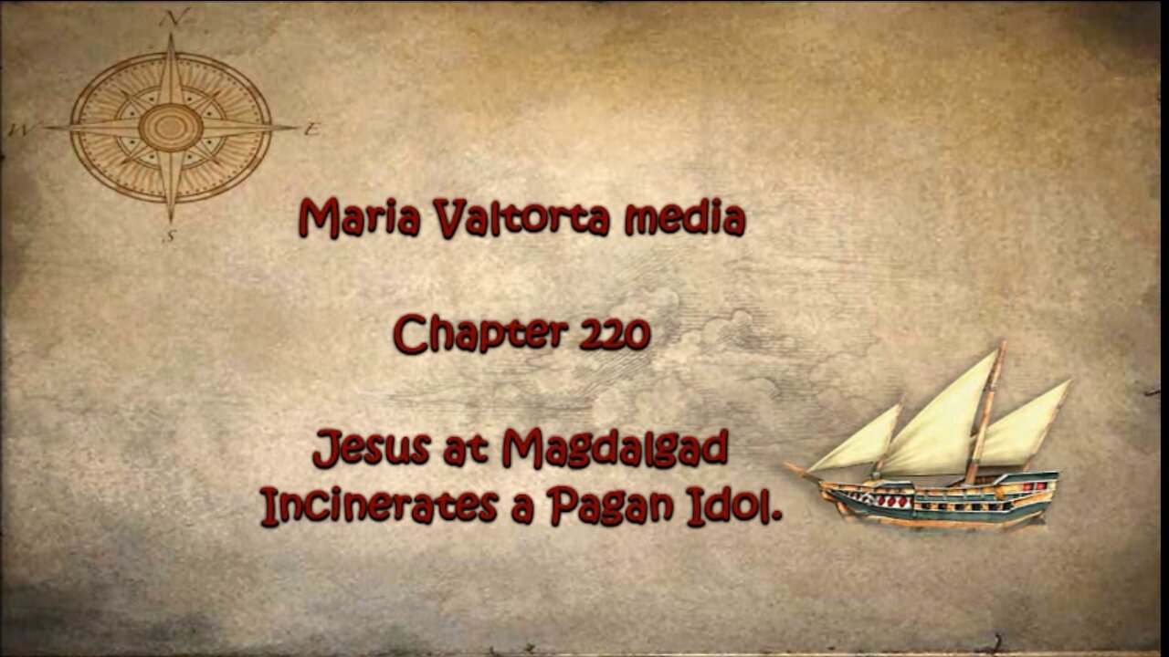 Jesus at Magdalgad. Incinerates a Pagan Idol.