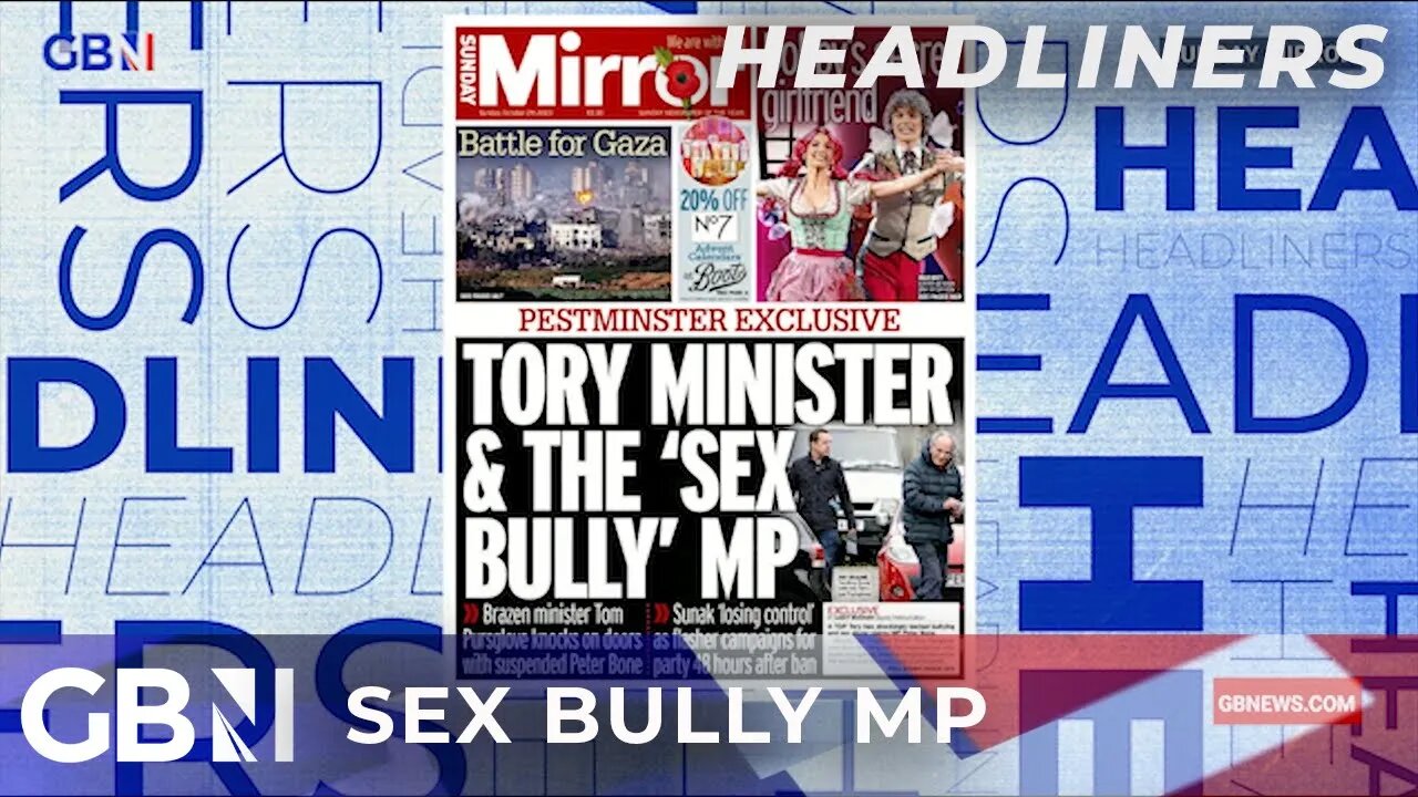 'Tory Minister and the "sex bully" MP' | The Sunday Mirror