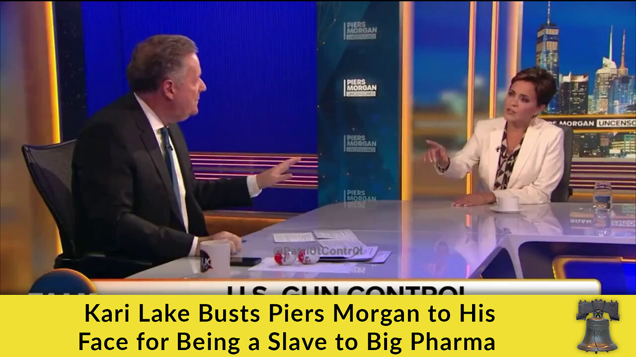 Kari Lake Busts Piers Morgan to His Face for Being a Slave to Big Pharma