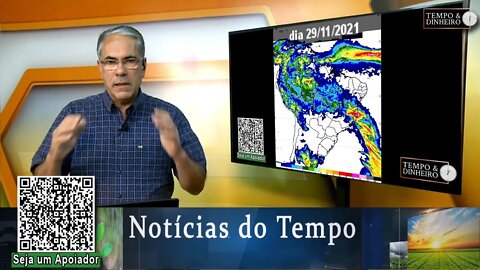 Estados do centro-norte do país seguem com CHUVA e calor. Sul tem previsão de chuvas