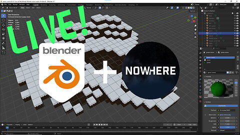 Blender 3D Hangout - Minecraft + Nowhere