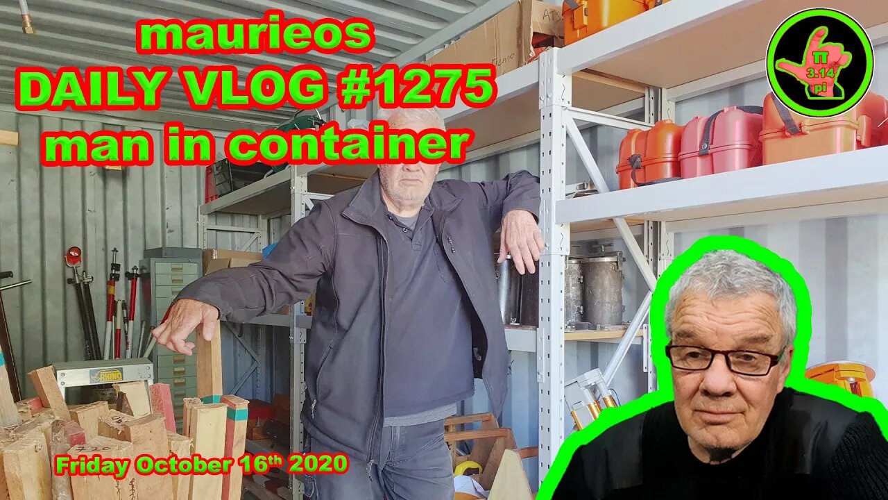 maurieos DAILY VLOG #1275 man in container