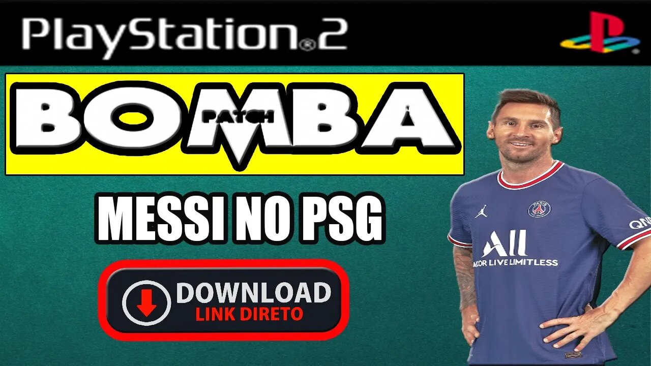 BOMBA PATCH 2021 PS2 100% ATUALIZADO DOWNLOAD ISO GRÁTIS ( EDITOR BETO GAMES )