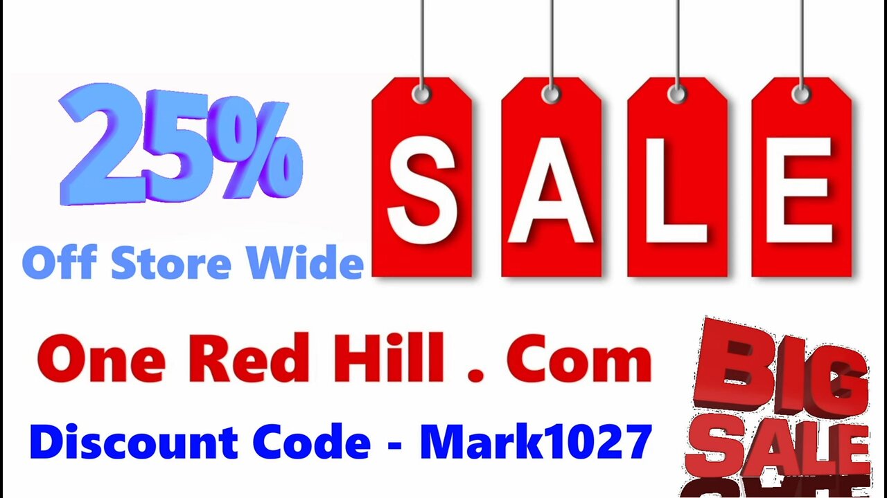 25% Off Store Wide at One Red Hill . Com until 21 April 2024