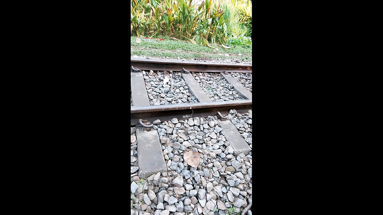 কিভাবে রেললাইনে ঘষে সমান করা হচ্ছে Railway track joint #jamalpur #railway #railwaytrack